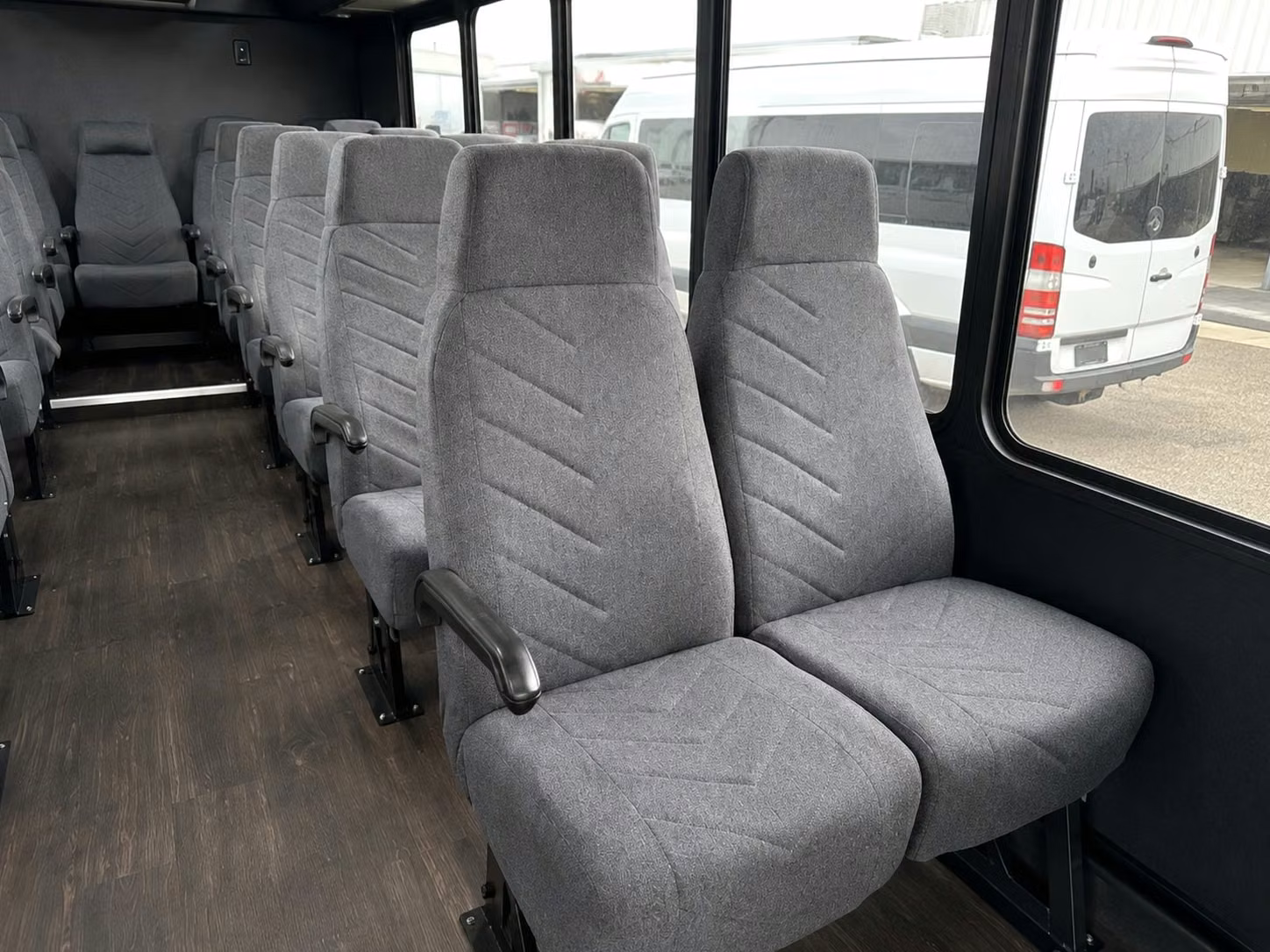 15 passenger minibus interior