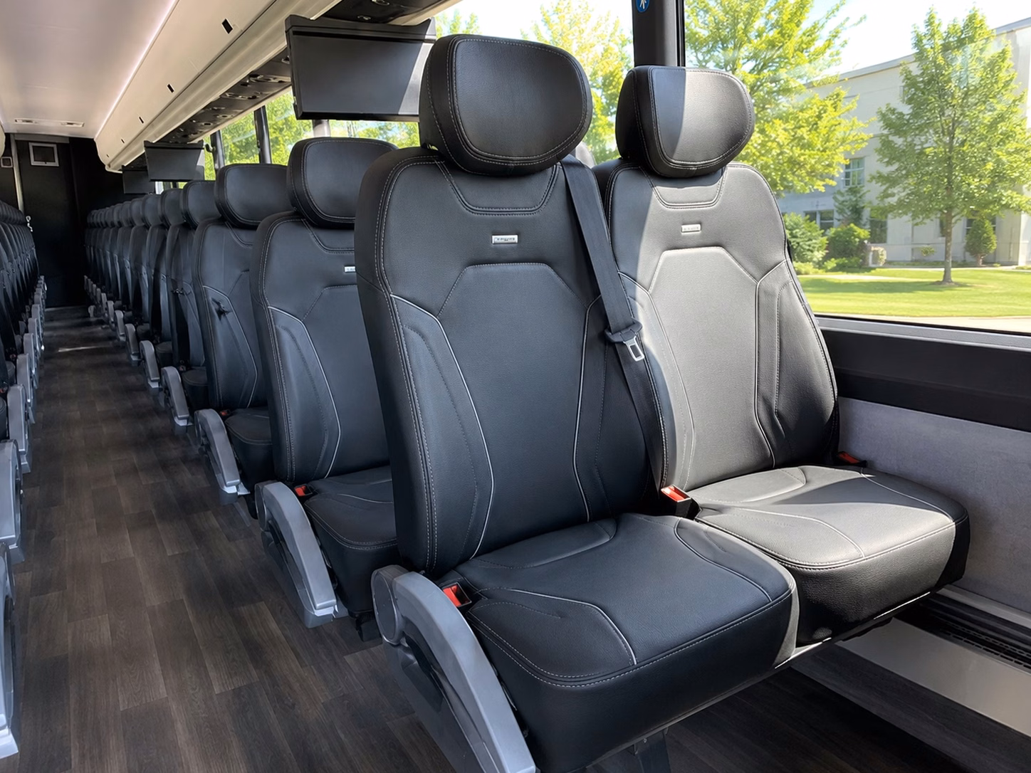 detroit lions fan buses to ford field group transportation that scores